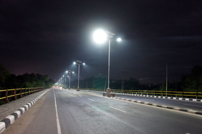 Solar LED Roadlighting at By Pass Nusa Dua Bali. 2012. Responsible for system configuration & business development