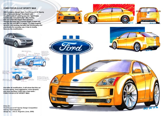 Ford Focus design styling competition. 2005