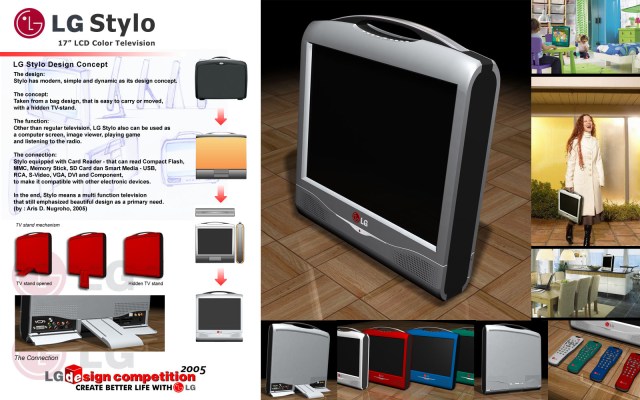 LG Television Design competition. 2005