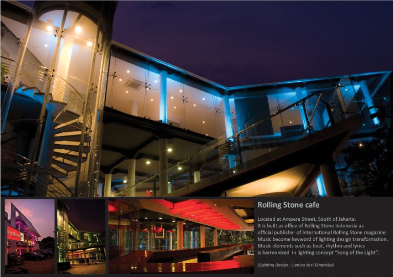 Rolling Stone cafe, Jakarta. 2008. As technical support. Design by LAD Jakarta.