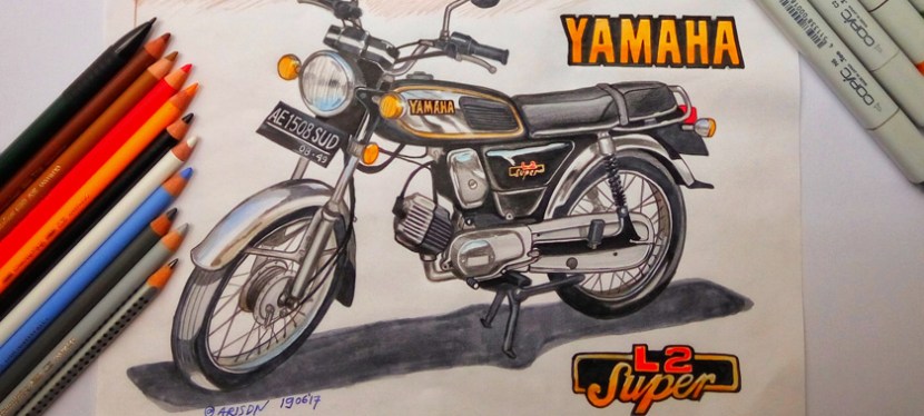 Motorbike and Portrait&nbsp;Sudiman