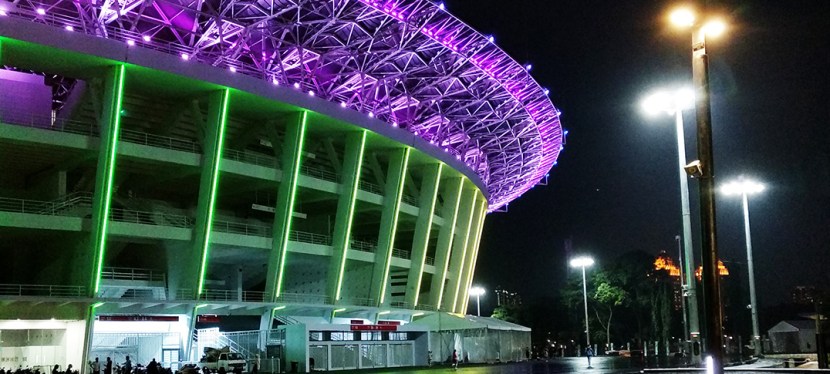 GBK Main Stadium Jakarta facade&nbsp;lighting