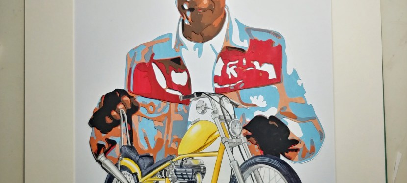 Papercutting & Painting: Jokowi &&nbsp;Chopper.